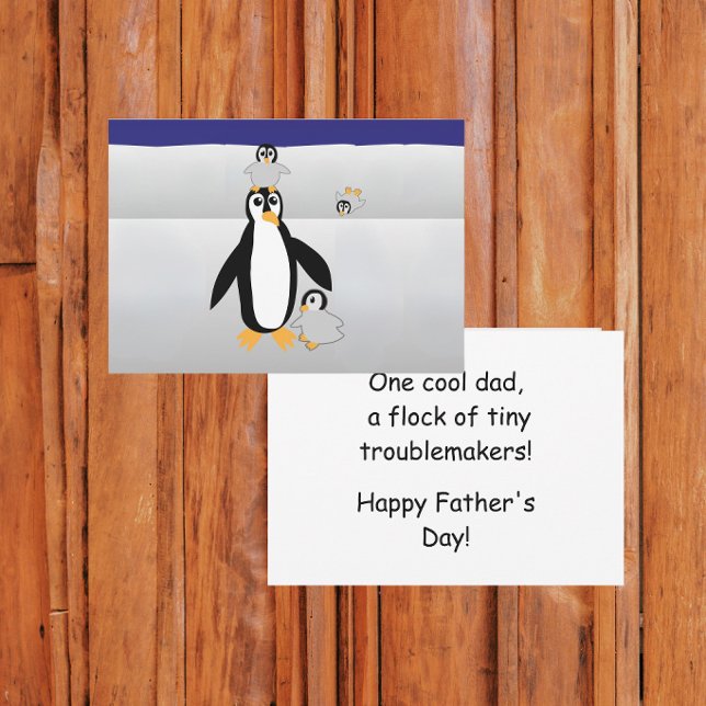 One Cool Dad Penguin Card (Creator Uploaded)