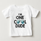 One Cool Dude Sunglasses Summer Shirt 1st Birthday