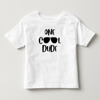 One Cool Dude Toddler Shirt