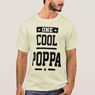 One Cool Poppa - Grandpa Gift T-Shirt