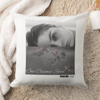 One Cosmic Soul Underwater Dreamy Surreal Ocean Pi Cushion