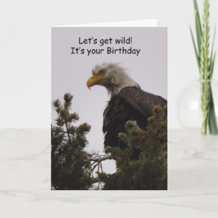 One Crazy Eagle Birthday Card! Card