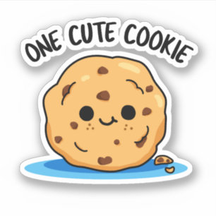 One Cute Cookie Funny Food Pun
