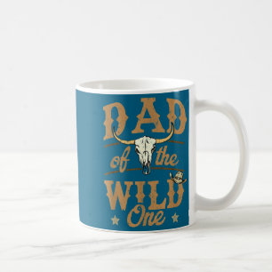 One Dad Wild Cowboy Western Rodeo Coffee Mug