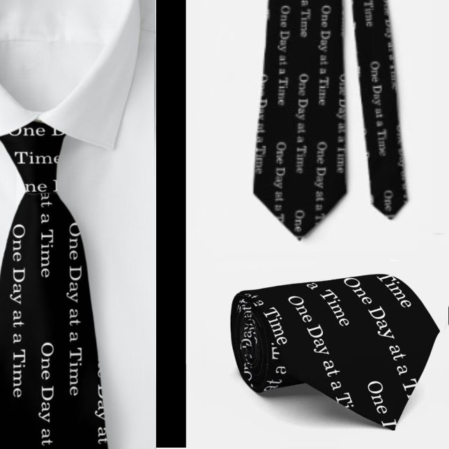 One Day at a Time 12 Step Program Tie (Creator Uploaded)