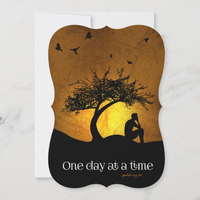 One Day at a Time (12 Step Recovery Male) (Front)