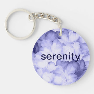 One day at a time and serenity gift of AA birthday Key Ring