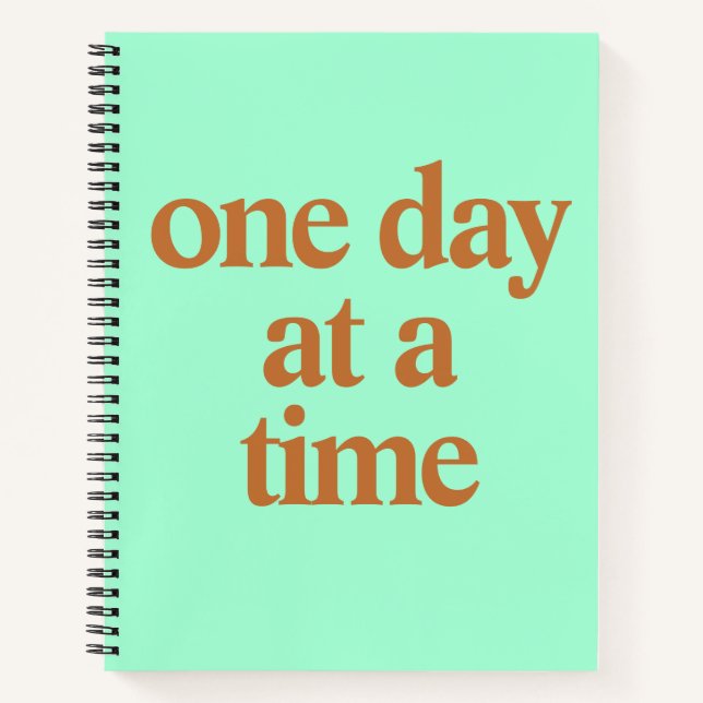 One Day At A Time Bullet Journal  (Front)
