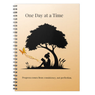 One Day at a Time – Daily Reflection Notebook