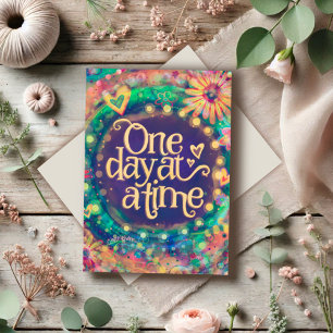 “One Day at a Time” Inspirivity Card