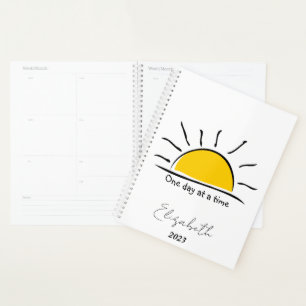 One day at a time personalised, custom year planner