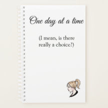 One day at a time planner or agenda or calendar