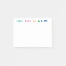 ONE DAY AT A TIME Post-it Notes