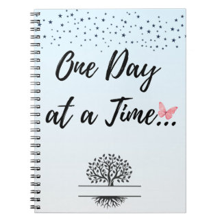 One Day at a Time Spiral Notebook – Mental Wellnes