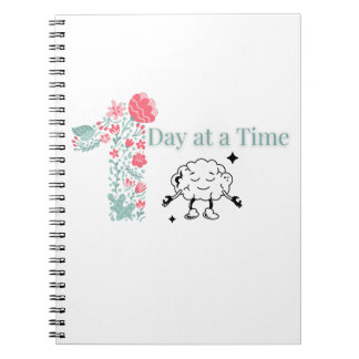 One Day at a Time Spiral Notebook – Mental Wellnes