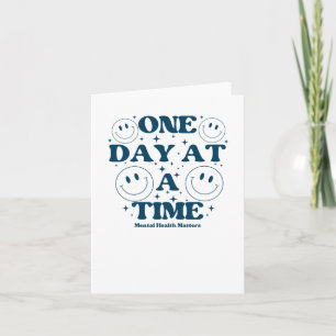 One Day At A Time Sticker  Card