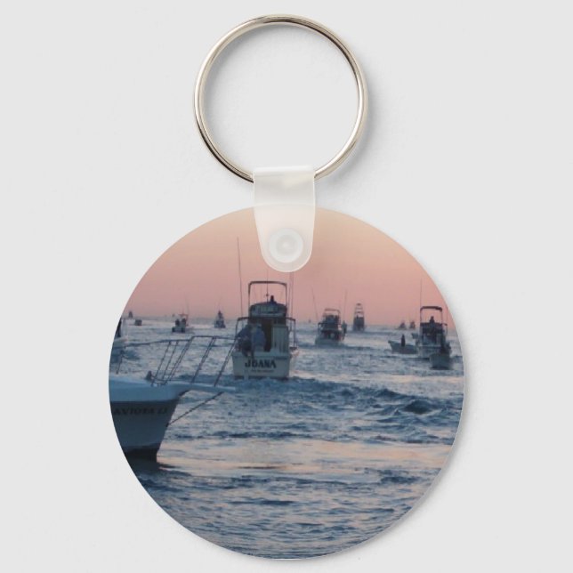 One day at a time sunrise key ring (Front)