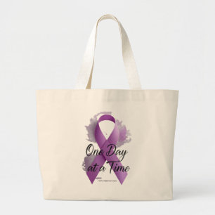 One Day at a Time Tote Bag – Cancer Awareness Gift