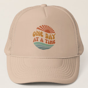 One day at a time trucker hat