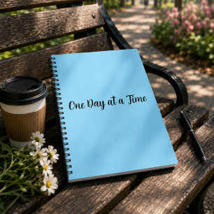 One Day at a Time Wellness Notebook