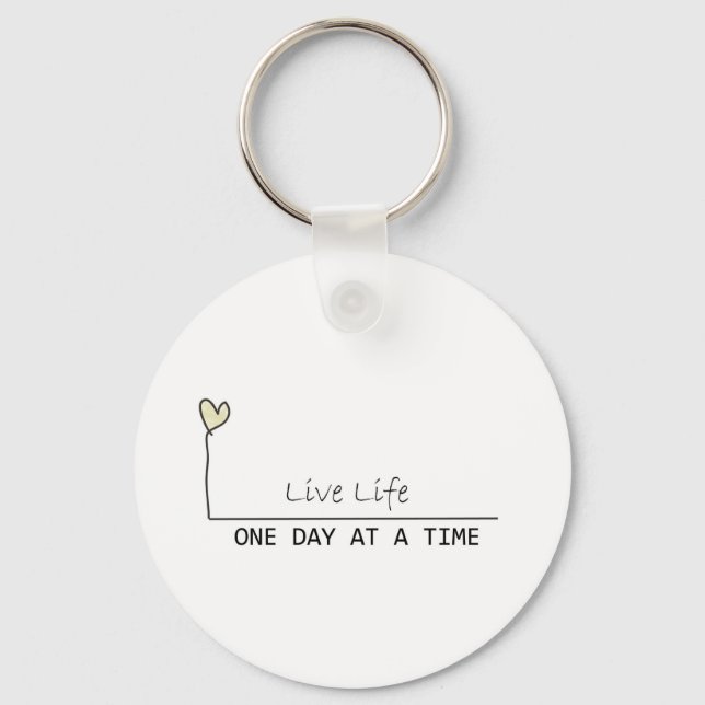 one day at  at  time key ring (Front)