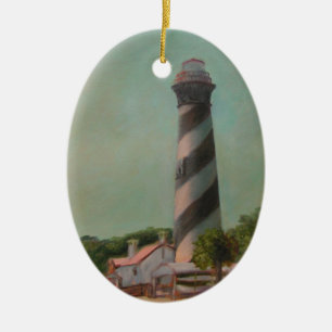 ONE DAY AT THE ST. AUGUSTINE LIGHTHOUSE Ornament