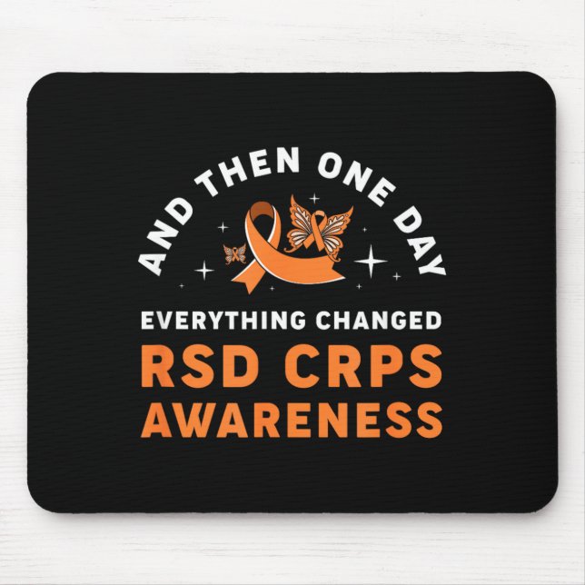 One Day Everything Changed Rsd Crps Awareness Mouse Mat (Front)