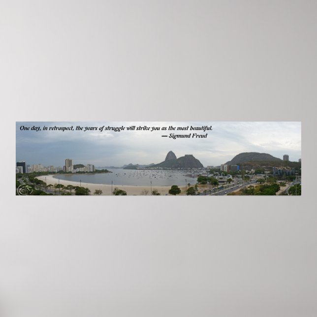 One day, in retrospect, the years of struggle... poster (Front)