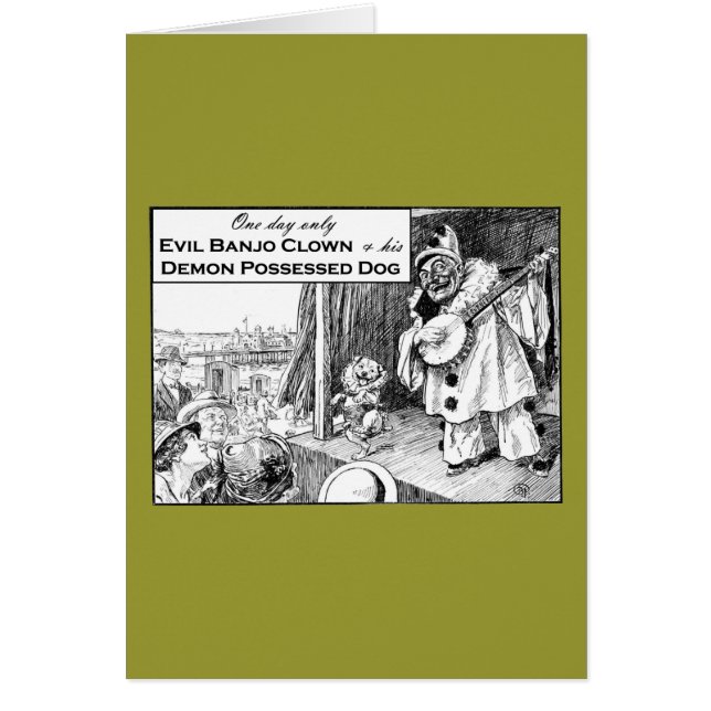 One Day Only: Evil Banjo Clown (Front)