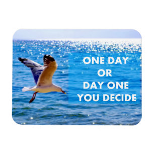 One day or day one you decide magnet