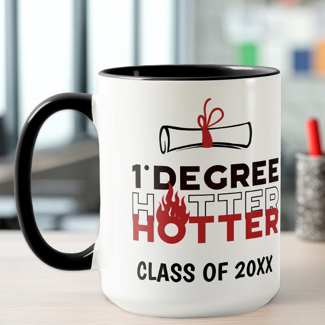 One Degree Hotter Graduation Mug (Graduation Class of Keepsake Coffee Mug)