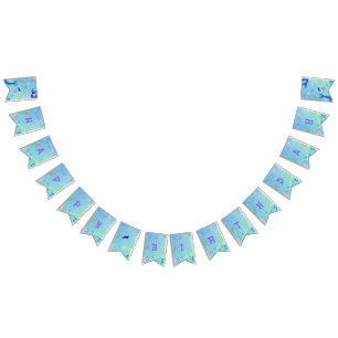 One-der the Sea First Birthday Bunting Banner