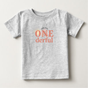 ONE-derful 1st Birthday Fine Jersey Baby T-Shirt