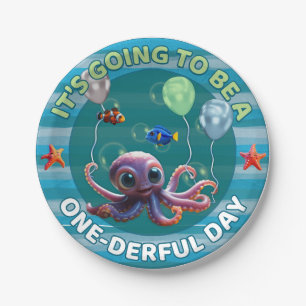 One-derful Day Paper Plate