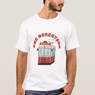 One Direction – To Happiness Tram Design T-Shirt