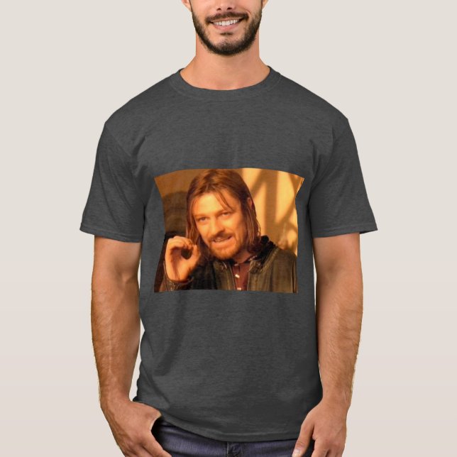 One Does Not Simply Meme Humor Graphic T-Shirt (Front)