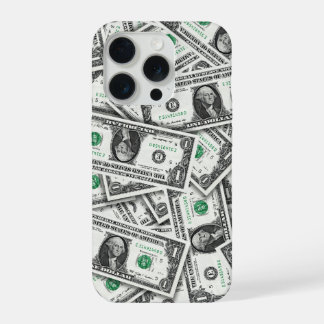 One Dollar Bill Pattern iPhone 15 Pro Case