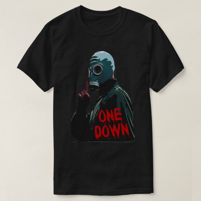 One Down T Shirt   Dead Mans Shoes Style Essential (Design Front)