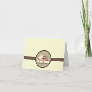 One Dozen French Macarons Bonjour Notecard
