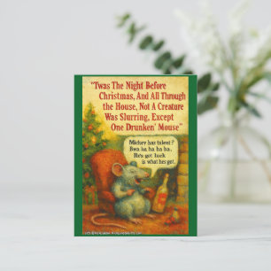 One Drunken' Mouse – Christmas Card Chaos