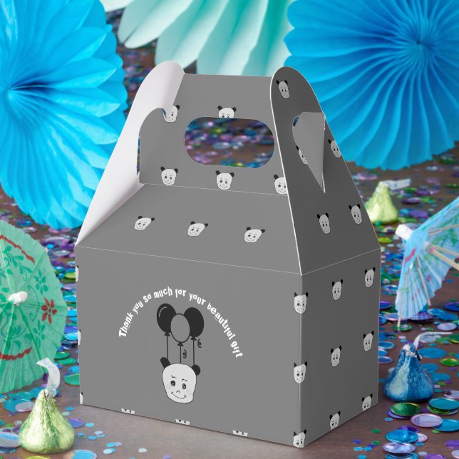 One dudu smile face  favour box (Party)