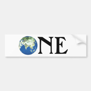 ONE EARTH BUMPER STICKER