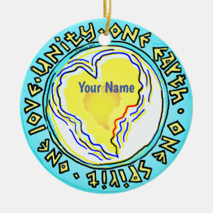 One Earth Ceramic Tree Decoration