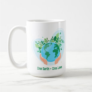 One Earth One Love. Save the Planet Coffee Mug