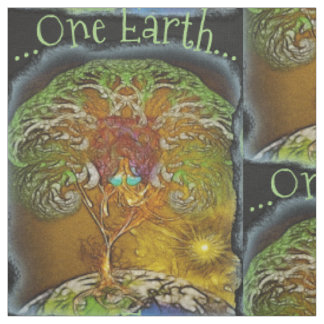 One Earth Tree Of Life Fabric