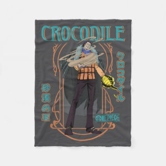 One Ece Anime Crocodile Desert King Warlord Of The Fleece Blanket