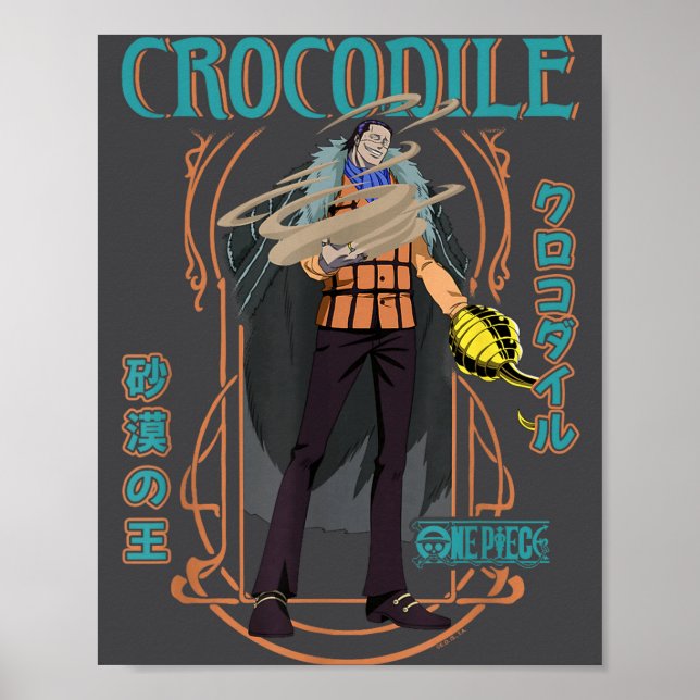One Ece Anime Crocodile Desert King Warlord Of The Poster (Front)