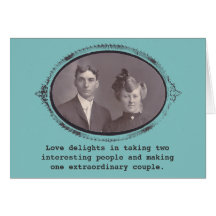 One extraordinary couple Vintage Photo