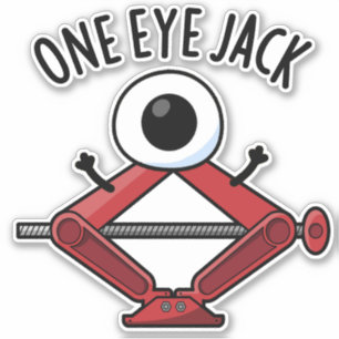 One Eye Jack Funny Car Jack Pun 