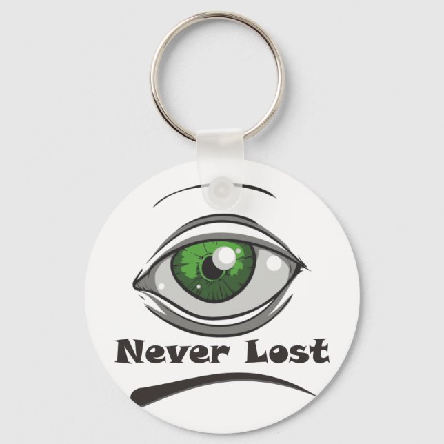 one eye key ring (Front)